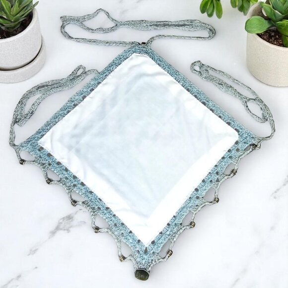 🌊 Sky Blue Crochet Halter Top – Lightweight & Lined - Picture 6 of 8